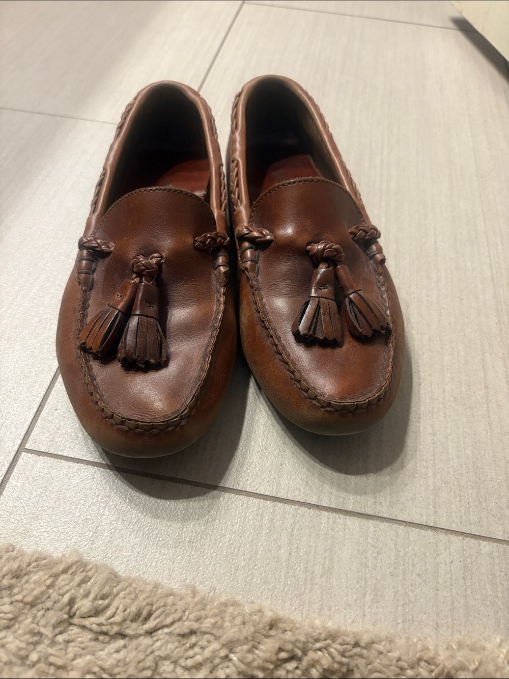 Vintage polo driving shoes - Picture 9 of 11